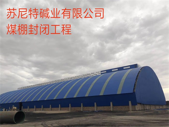 铜陵碱业有限公司煤棚封闭工程